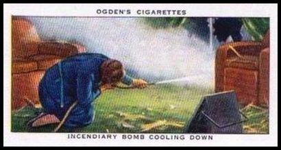 14 Incendiary Bomb Cooling Down